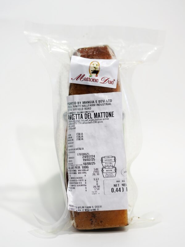 TUSCAN FINEST PANCETTA APPROX 500GR IGP MATTONE DUE - Image 3