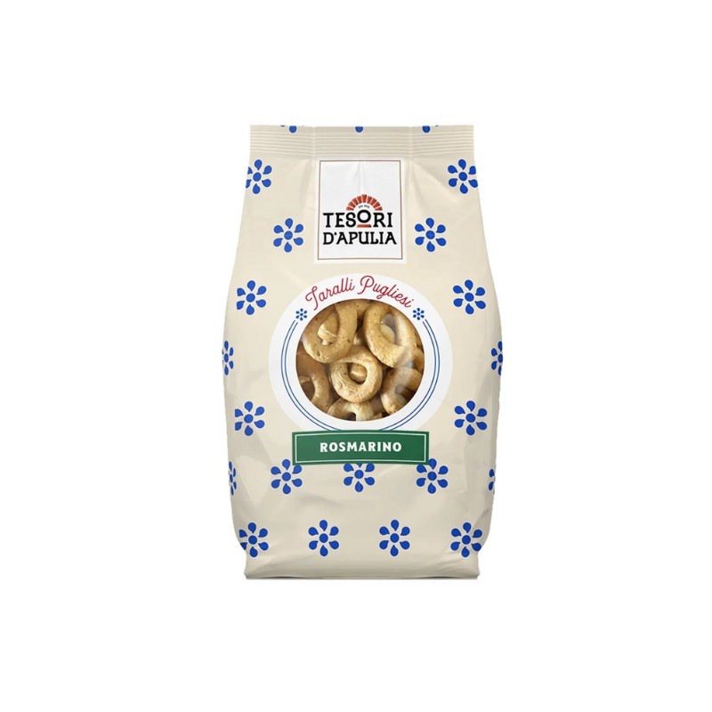 TARALLI ROSMARINO 400 GR - ROSEMARY