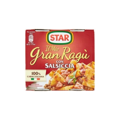 STAR GRANRAGU SALSICCIA (SAUSAGE) 2X180GR