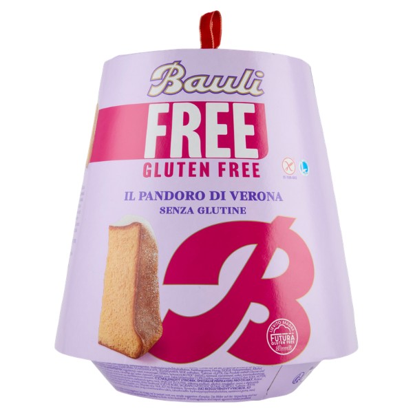 BAULI GLUTEN AND LACTOSE FREE PANDORO 500 GR